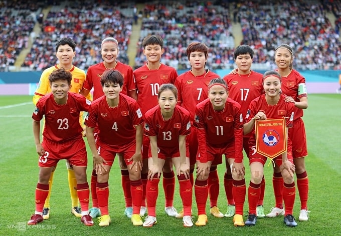 Mỗi cầu thủ Việt Nam nhận 30.000 USD từ quỹ thưởng của FIFA dù dừng bước tại vòng bảng World Cup nữ 2023. Ảnh: Đức Đồng