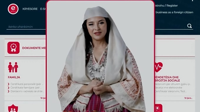 Diella là thành viên nội các đầu tiên của Albania không có sự hiện diện vật lý mà được tạo bằng AI. Ảnh: Hindustan Times