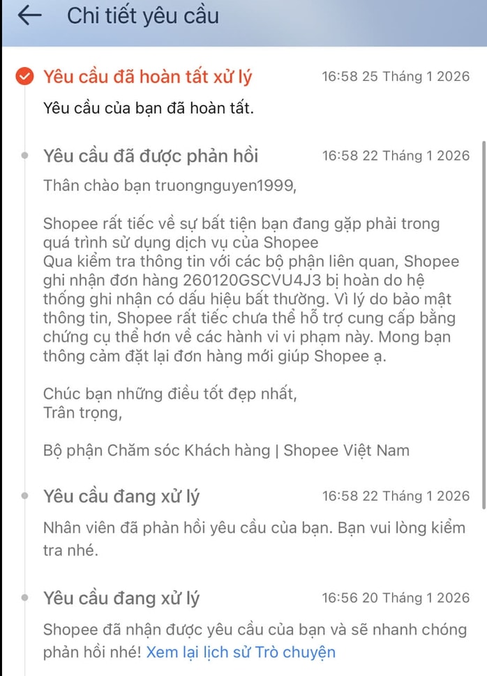 Shopee giải thích lý do hủy đơn hàng khi săn sale bất ngờ - Ảnh 4. Shopee giải thích lý do hủy đơn hàng khi săn sale bất ngờ - Ảnh 4.