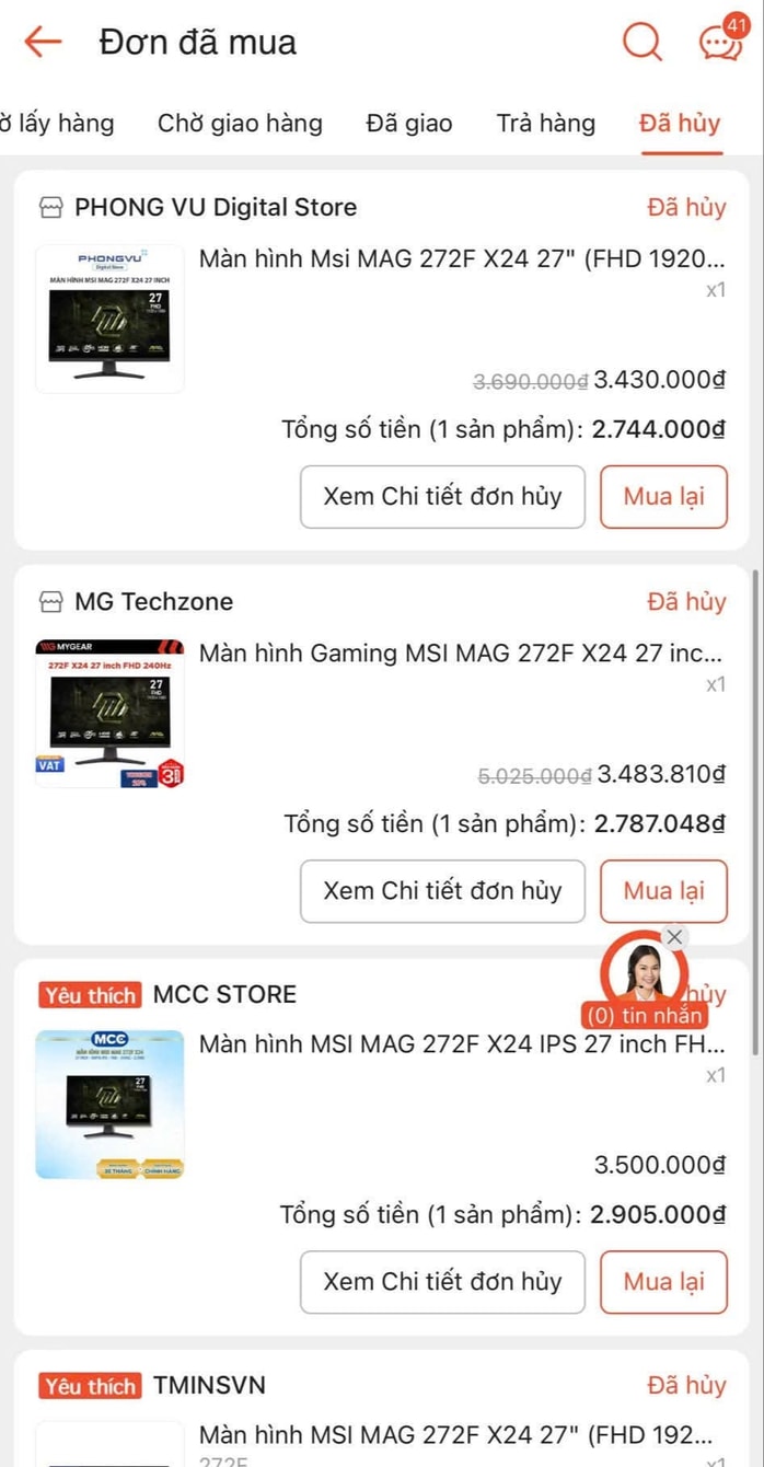 Shopee giải thích lý do hủy đơn hàng khi săn sale bất ngờ - Ảnh 2. Shopee giải thích lý do hủy đơn hàng khi săn sale bất ngờ - Ảnh 2.