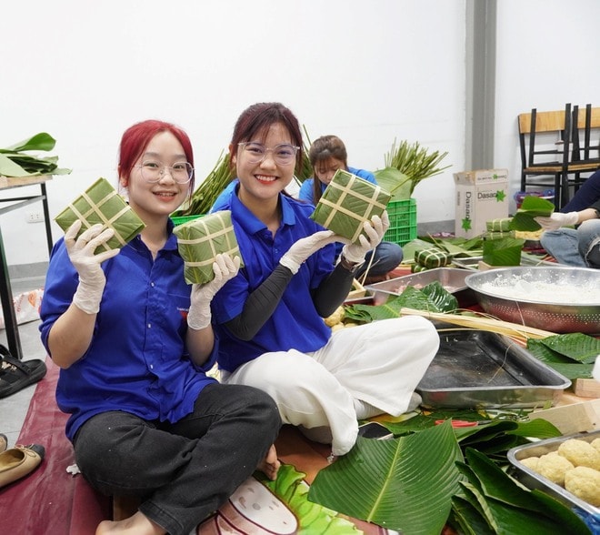 Gói trọn yêu thương trong từng chiếc bánh chưng xanh- Ảnh 6.