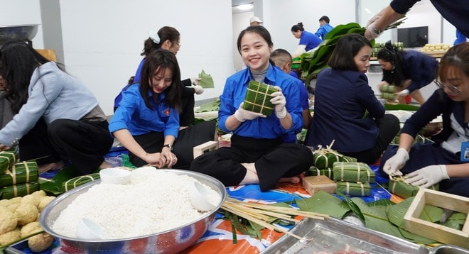 Gói trọn yêu thương trong từng chiếc bánh chưng xanh- Ảnh 5.