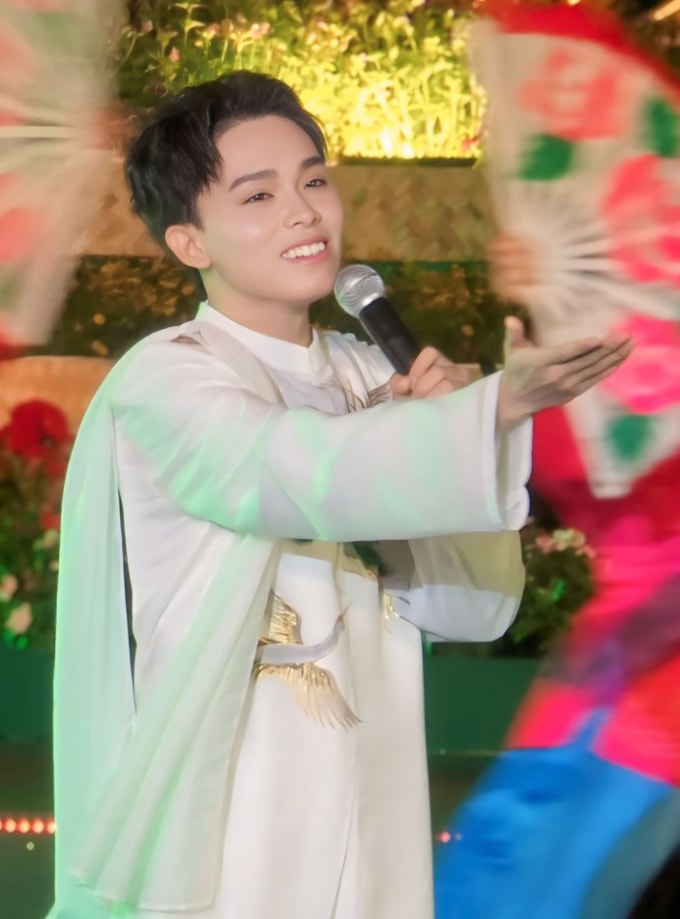 Hồ Văn Cường trong chương trình. Ảnh: Nhân vật cung cấp