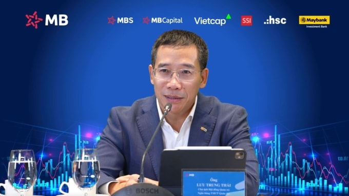 Ông Lưu Trung Thái phát biểu tại sự kiện. Ảnh: MB