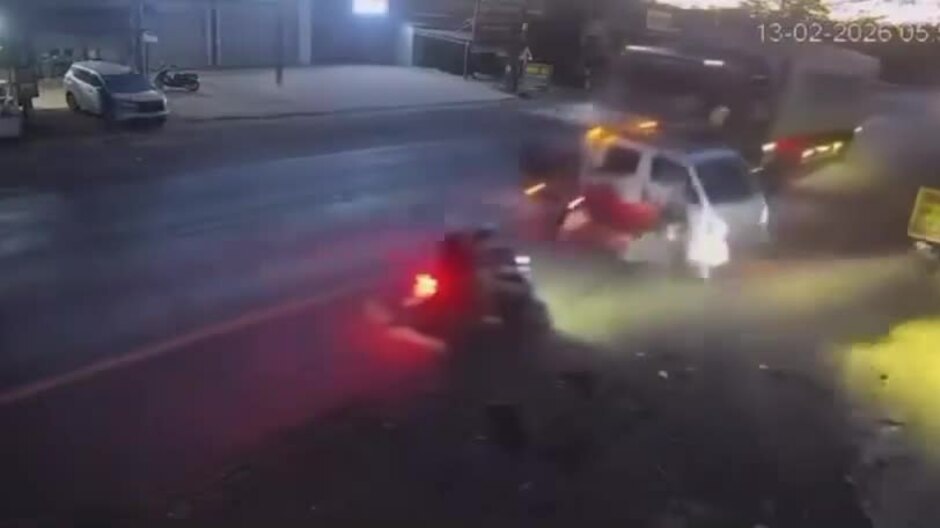 Tông xe liên hoàn ở Lâm Đồng, ba người chết