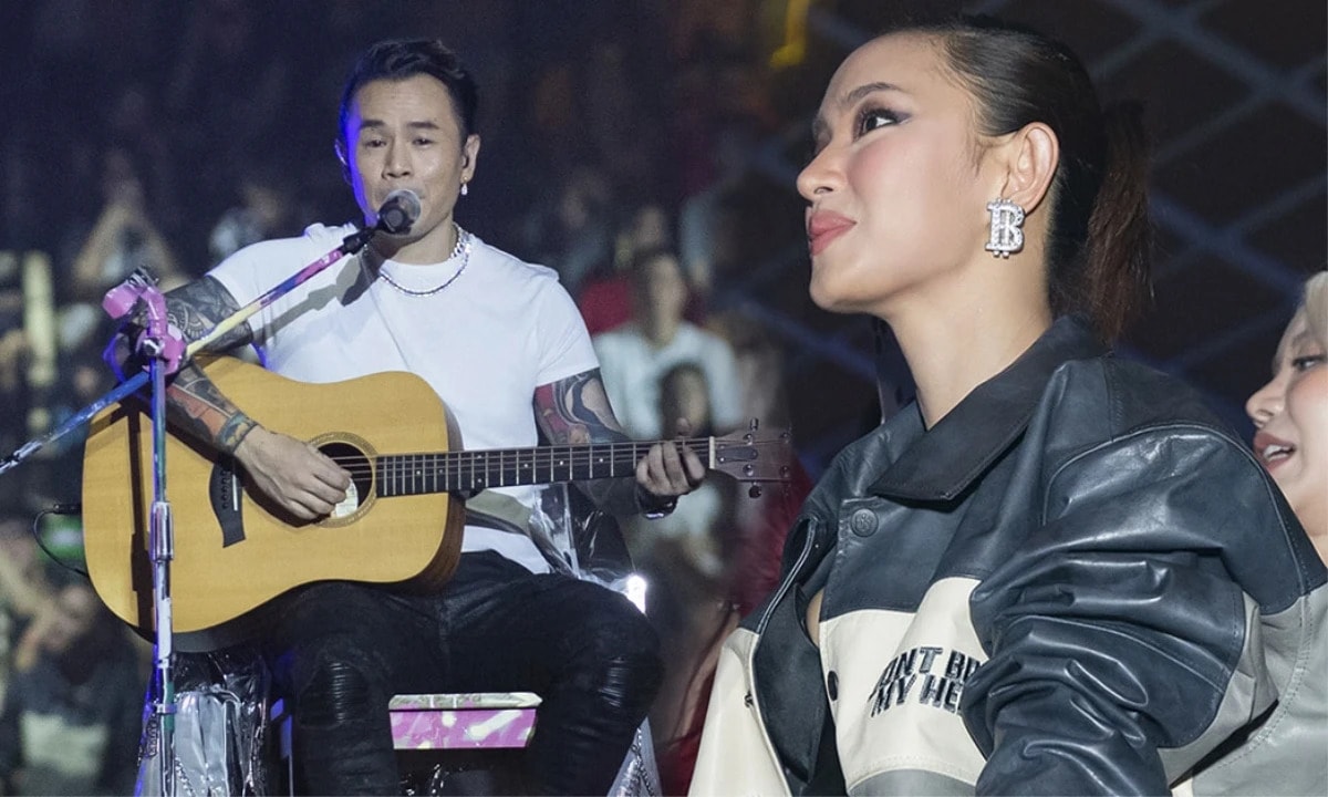 Phải đến tháng 12/2022, trong một buổi biểu diễn, Binz mới lần đầu công khai thể hiện tình cảm với Châu Bùi trước đông đảo khán giả