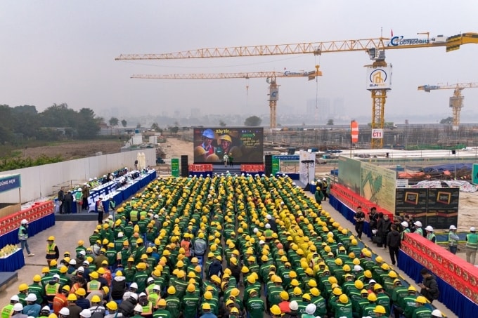 Chương trình Xây Tết 2026 tri ân sự cống hiến của đội ngũ công nhân. Ảnh: Long Châu