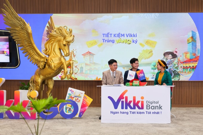 Vikki Bank khởi động mùa 3 - Tiết kiệm Vikki – Trúng ngựa vàng ký. Ảnh: Vikki
