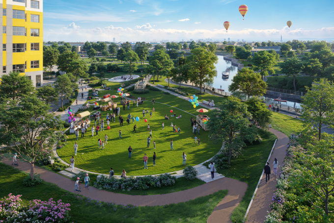 Các dự án có tiện ích nội khu hoàn chỉnh. Ảnh phối cảnh: Tập đoàn Bcons