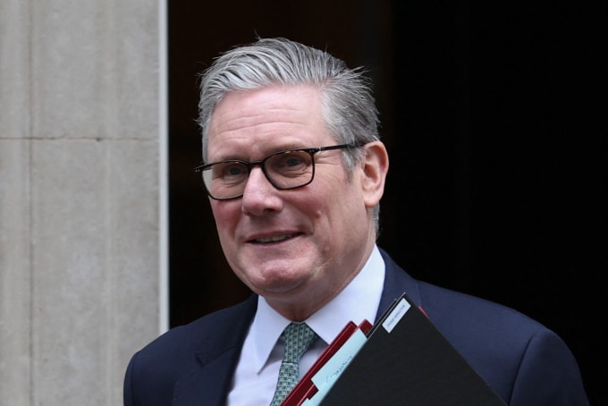 Thủ tướng Anh Keir Starmer tại London ngày 11/2. Ảnh: AFP