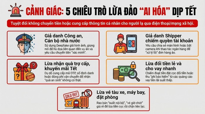 Những chiếc bẫy lừa đảo online mùa Tết 2026 và cách phòng tránh hiệu quả - Ảnh 1.