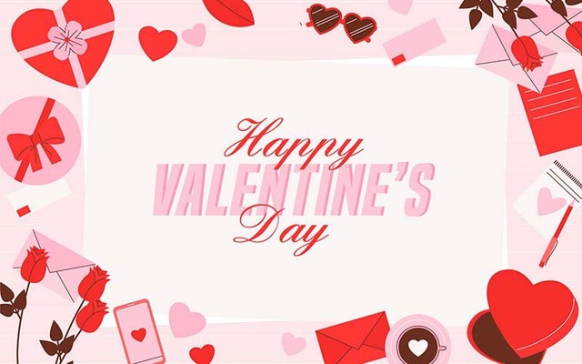 Những mẫu thiệp Valentine 14/2 đẹp nhất 2026- Ảnh 1.