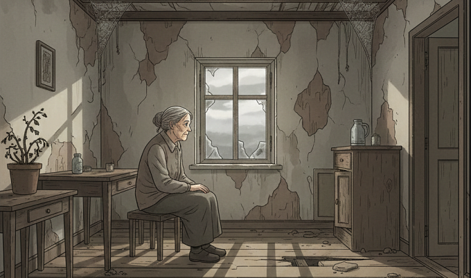 Mẹ có cả chục tỷ nhưng vẫn ở căn nhà xuống cấp, cũ kỹ