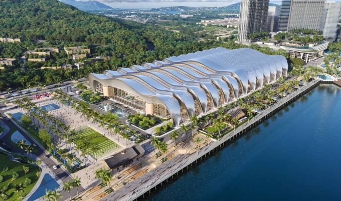 Phối cảnh Trung tâm Hội nghị và Triển lãm APEC. Ảnh: Sun Group