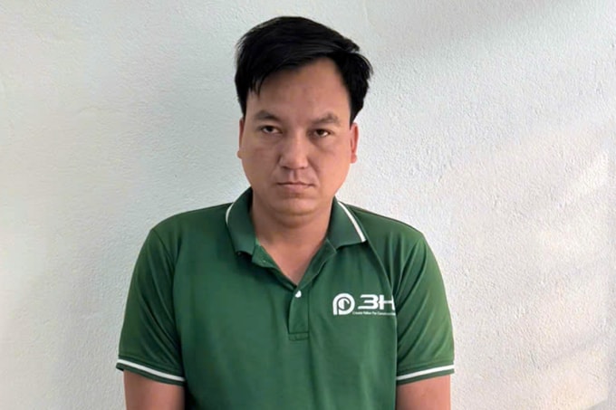 Nguyễn Phước Anh khi bị bắt. Ảnh: Thành Huynh