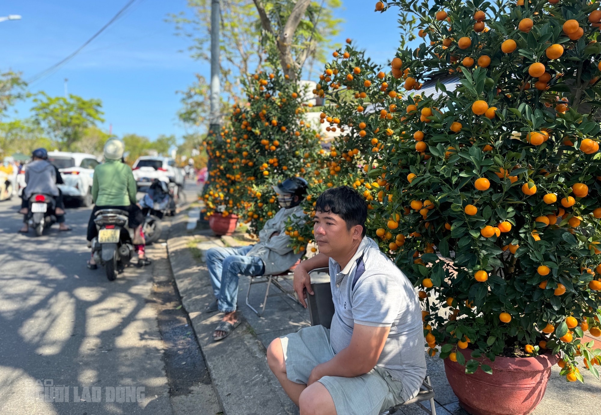 Chợ hoa Đà Nẵng ế ẩm ngày 28 Tết, tiểu thương “đứng ngồi không yên” - Ảnh 13.