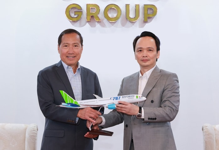 Ông Trịnh Văn Quyết làm việc với Boeing về việc Bamboo Airways thuê máy bay 737 MAX - Ảnh 2.