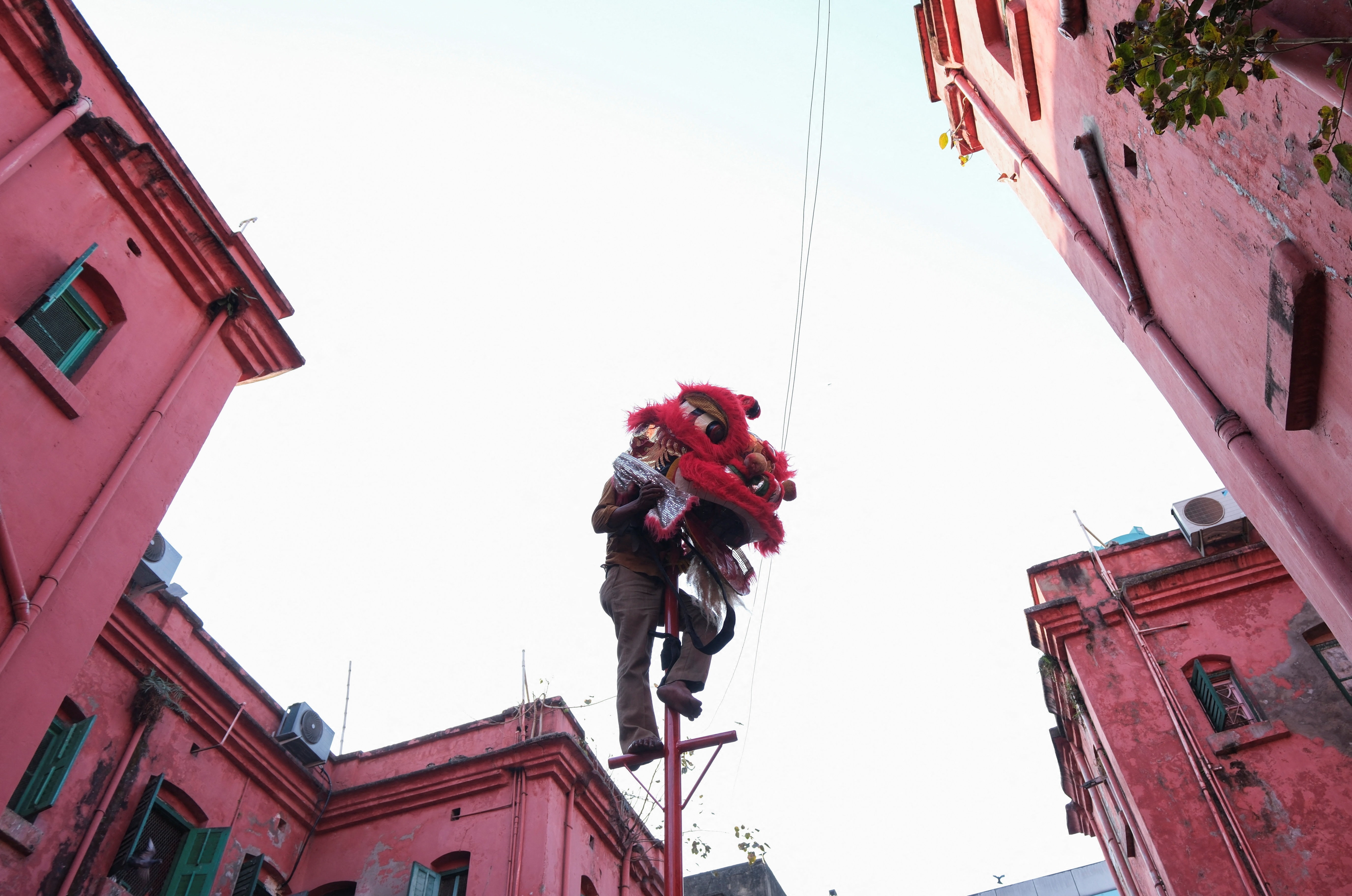 Lễ hội mừng năm mới ở Kolkata, Ấn Độ.