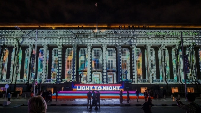 Lễ hội Ánh sáng ở Singapore. Ảnh: STB