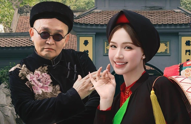 Nghệ sĩ Xuân Hinh, Hòa Minzy. Ảnh: Nhân vật cung cấp