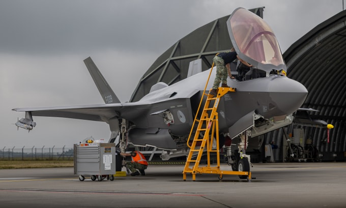 Tiêm kích F-35A Hà Lan triển khai ở Ba Lan hồi tháng 8/2025. Ảnh: BQP Hà Lan