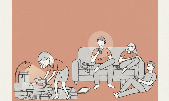 Cuộc sống khốn khó lại phải nuôi thêm 3 người họ hàng