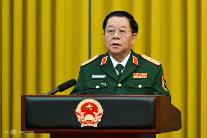 Đại tướng Nguyễn Trọng Nghĩa, Chủ nhiệm Tổng cục Chính trị Quân đội nhân dân Việt Nam. Ảnh: Giang Huy