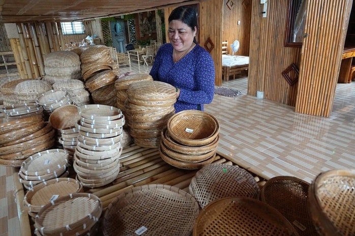 Người Phụ nữ Cần Thơ khởi nghiệp với sản phẩm từ cây tre xuất khẩu - Ảnh 1.