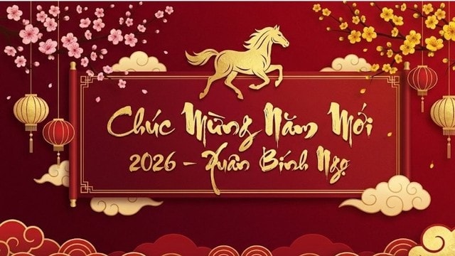 Những lời chúc Tết Bính Ngọ 2026 hay và ý nghĩa nhất- Ảnh 1. Những lời chúc Tết Bính Ngọ 2026 hay và ý nghĩa nhất- Ảnh 1.