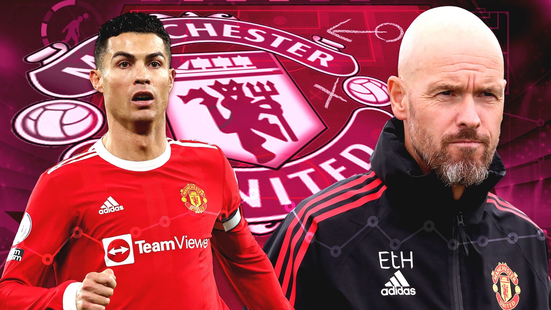 Mâu thuẫn với huấn luyện viên Erik ten Hag là một trong những nguyên nhân khiến Ronaldo rời Man Utd.