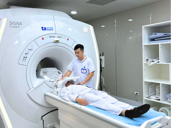 Chụp MRI có thể phát hiện các nguy cơ đột quỵ từ sớm. Ảnh: Bệnh viện Đa khoa Tâm Anh