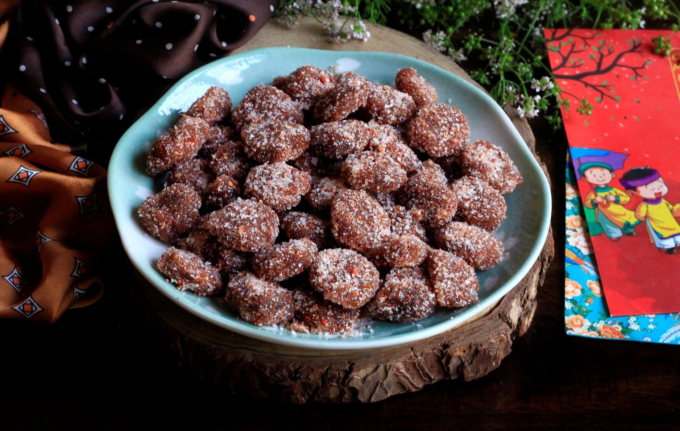 Kẹo mứt me chua cay. Ảnh