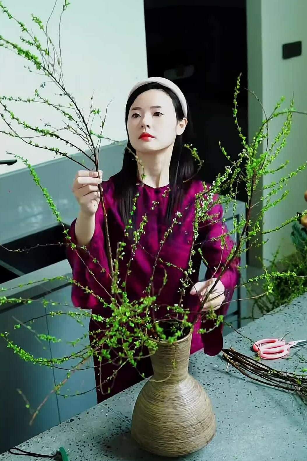 Midu trang trí nhà đón Tết Bính Ngọ