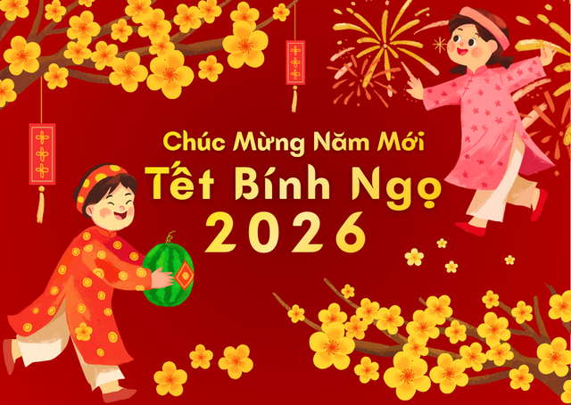 Những mẫu thiệp chúc Tết Bính Ngọ 2026 đẹp nhất- Ảnh 2.