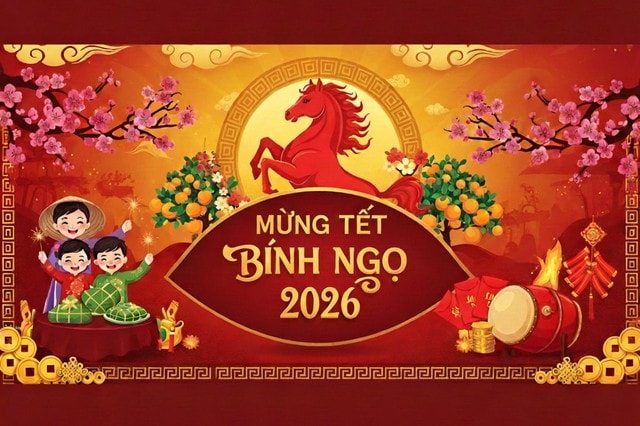 Những mẫu thiệp chúc Tết Bính Ngọ 2026 đẹp nhất- Ảnh 6.
