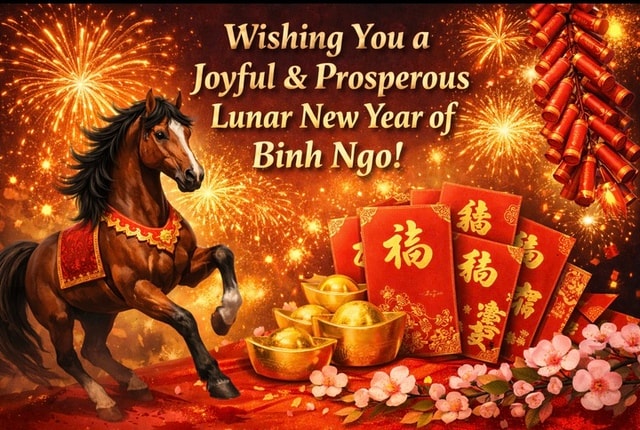 Những mẫu thiệp chúc Tết Bính Ngọ 2026 đẹp nhất- Ảnh 5.