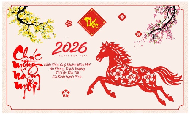 Những mẫu thiệp chúc Tết Bính Ngọ 2026 đẹp nhất- Ảnh 10.