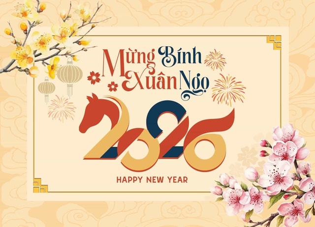 Những mẫu thiệp chúc Tết Bính Ngọ 2026 đẹp nhất- Ảnh 25.