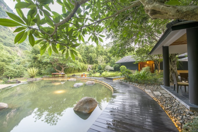 Khu onsen tại Serena Resort. Ảnh: khu nghỉ dưỡng