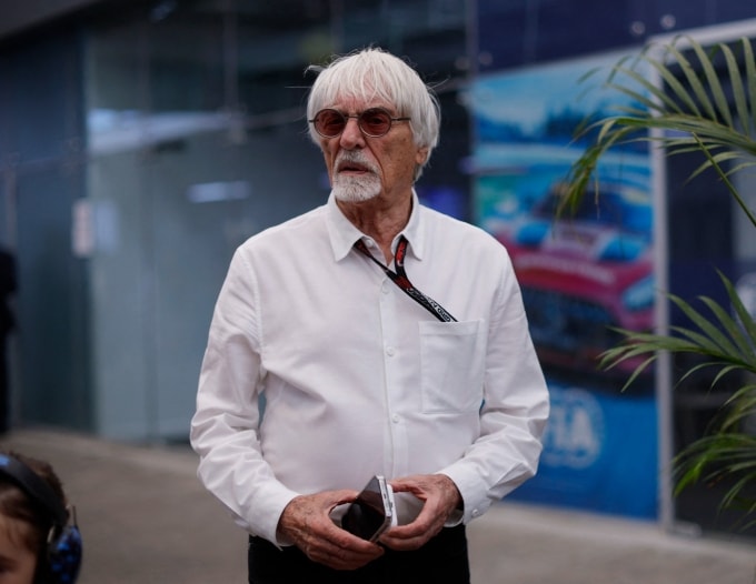 Bernard Ecclestone tại Sao Paulo (Brazil) năm 2023. Ảnh: Reuters