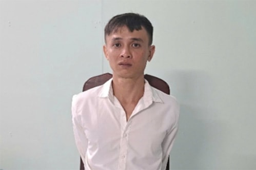 Bùi Vĩnh An khi bị bắt giữ. Ảnh: Công an Cần Thơ