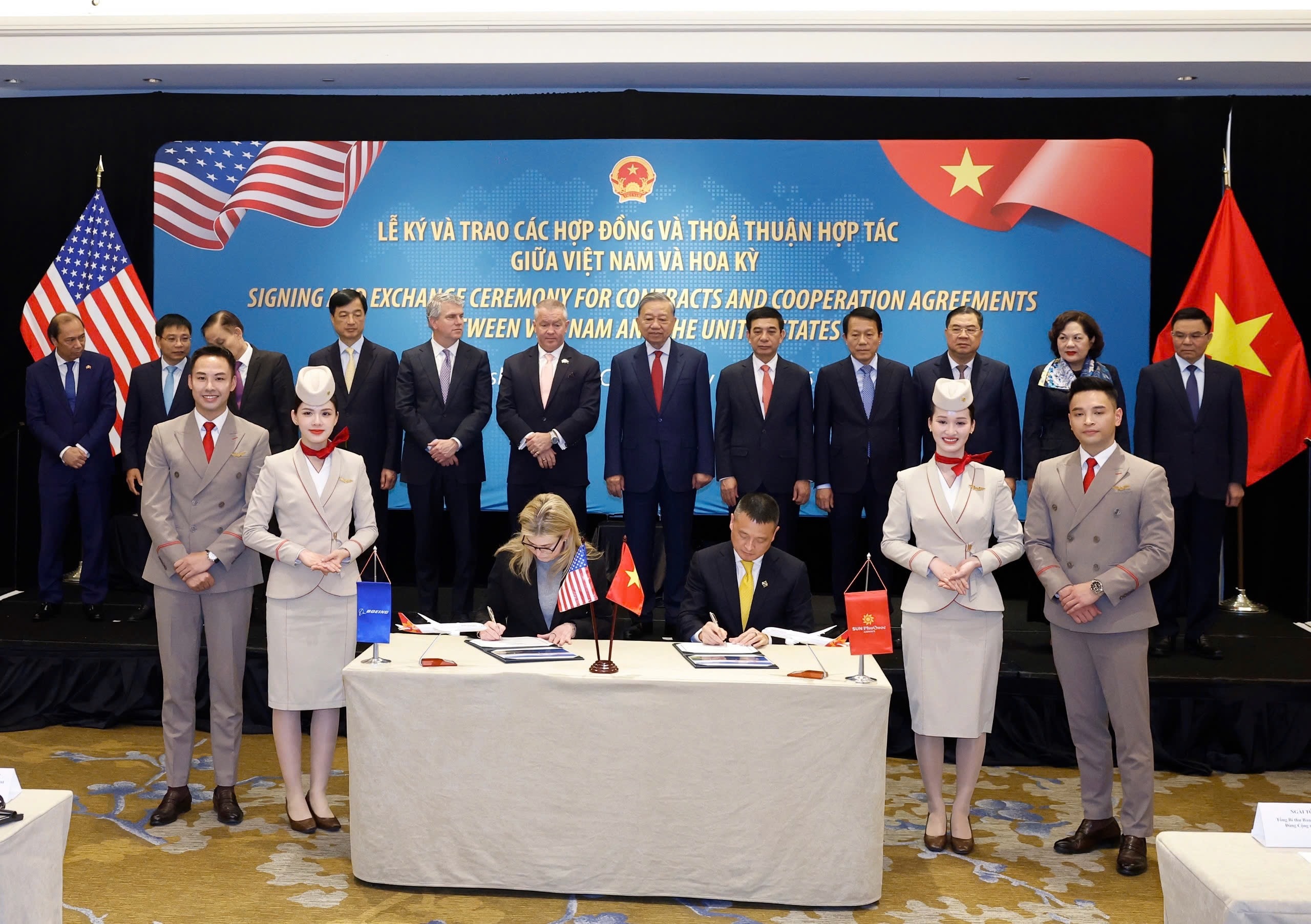 Sun PhuQuoc Airways và Boeing ký thỏa thuận mua 40 "siêu máy bay" Boeing 787-9 Dreamliner - Ảnh 2.