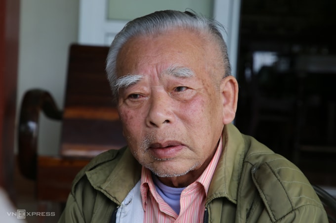Ông Nguyễn Tiến Minh, anh trai liệt sĩ Nguyễn Quốc Hội. Ảnh: Đắc Thành