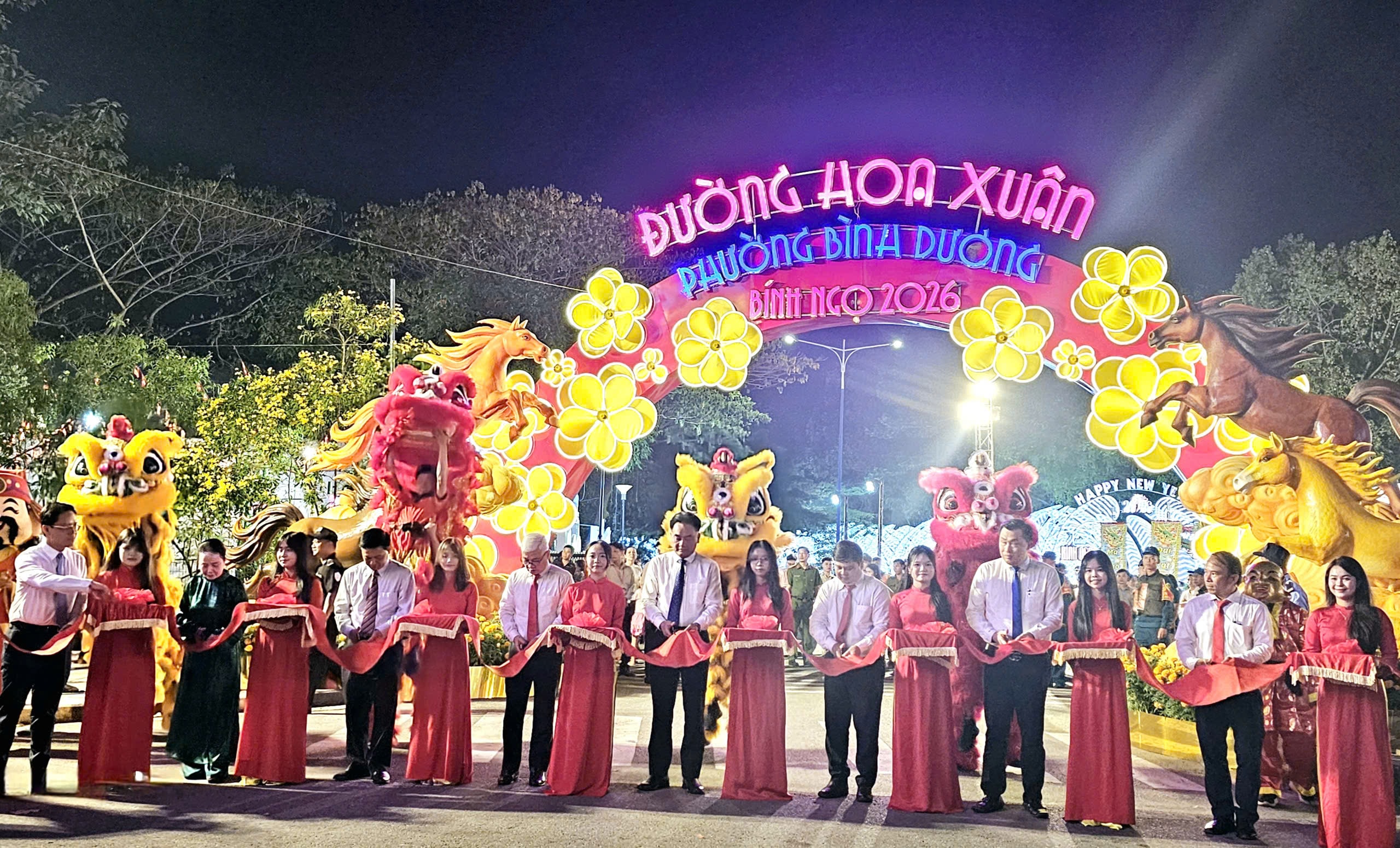 Lễ hội đường hoa , đường sách Tết Bính Ngọ 2026: Hòa nhịp văn hóa chính trị tại Bình Dương - Ảnh 1.