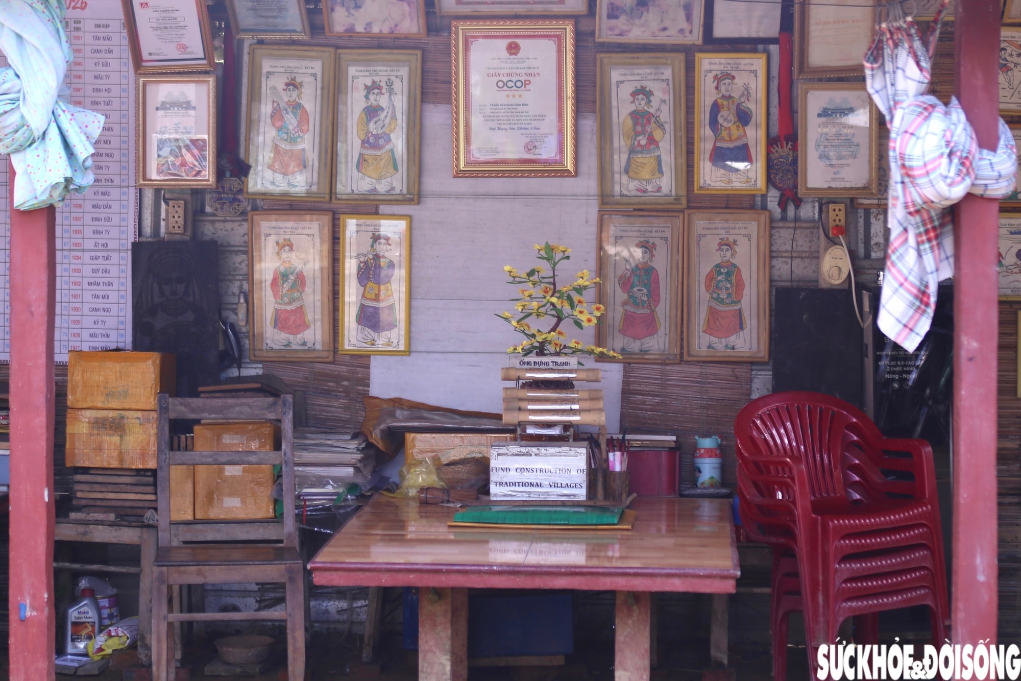 Khám phá tranh dân gian làng Sình xứ Huế- Ảnh 8.