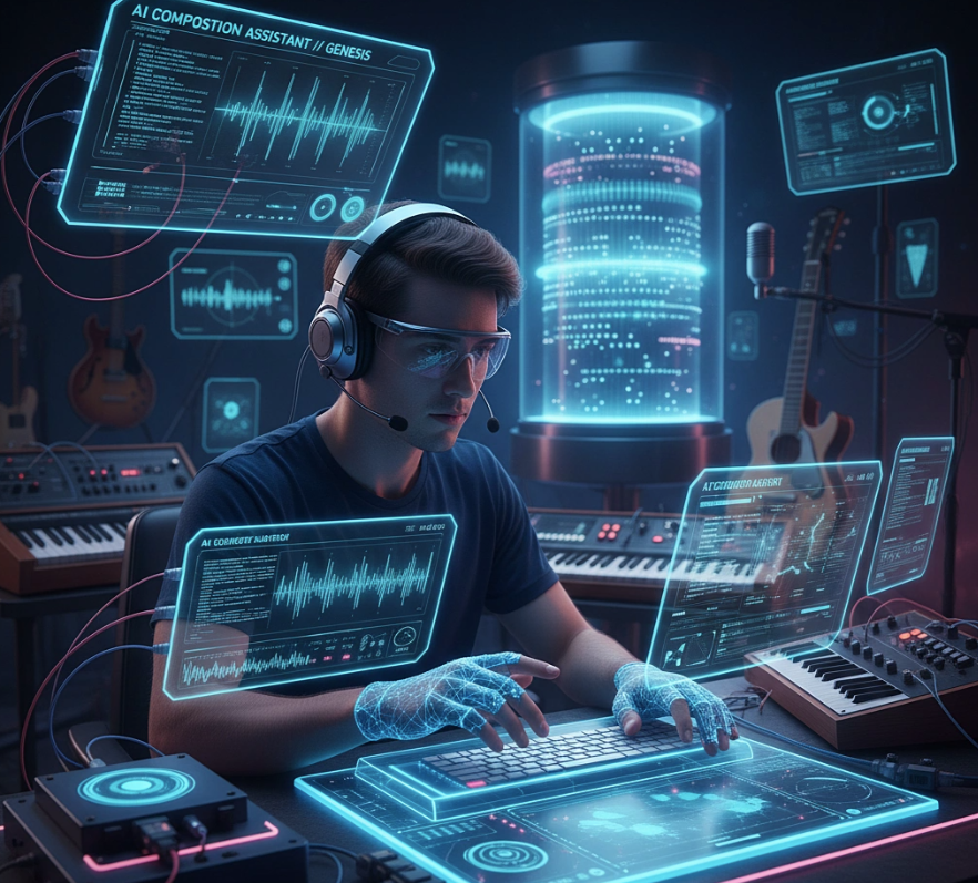 Hình ảnh người sáng tác bằng công nghệ AI (Ảnh minh hoạ).