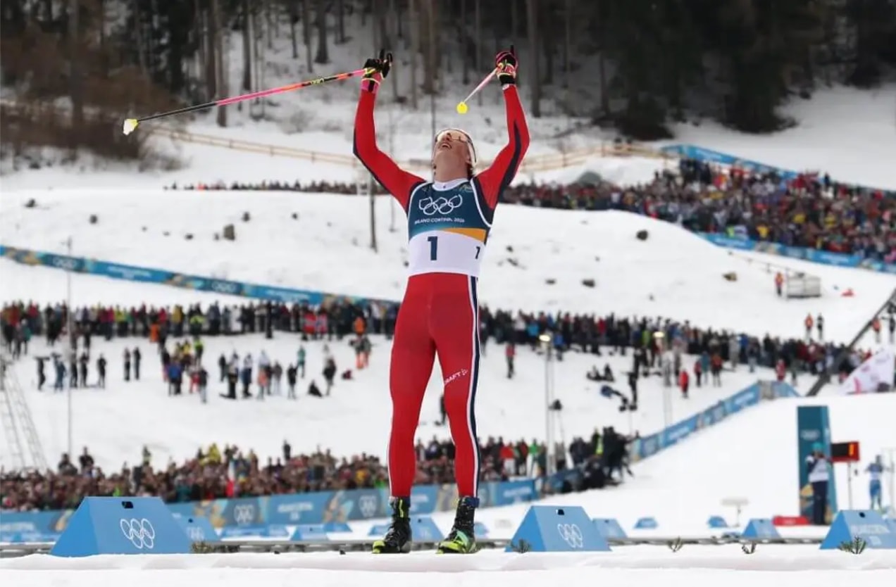 Klæbo trở thành vận động viên giành nhiều HCV nhất tại một kỳ Thế vận hội Mùa đông. (Nguồn: NY Times)