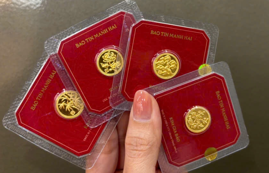 Rộ trào lưu mua vàng mini 0 , 1 chỉ dịp Thần Tài năm 2026 để lấy may - Ảnh 5.