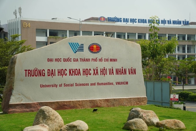 Khuôn viên cơ sở Thủ Đức của trường Đại học Khoa học Xã hội và Nhân văn TP HCM. Ảnh: HCMUSSH