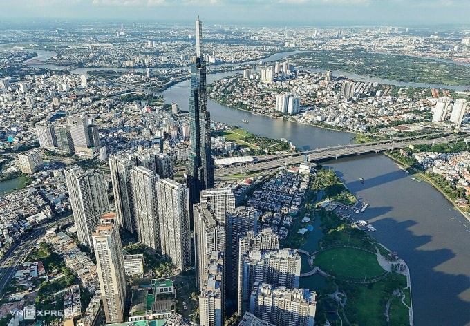 Bất động sản trung tâm TP HCM. Ảnh: Quỳnh Trần